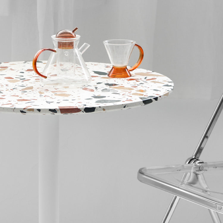 Industrial Metal Pedestal Dining Table Sintered Stone Table for Dining Room Clearhalo ' dining_table' 'Dining Tables & Seating' 'Dining Tables' 'furn' 'furn_dining_table' 'Furniture' 'furniture_dining_table' 'Kitchen & Dining Furniture' 'kitchen&dining_furn' 'kitchen' 'kitchen_dining_table' 4429392