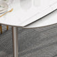 Traditional Luxury Dining Table Round Sintered Stone Dining Table with 4 Wood Legs Clearhalo ' dining_table' 'Dining Tables & Seating' 'Dining Tables' 'furn' 'furn_dining_table' 'Furniture' 'furniture_dining_table' 'Kitchen & Dining Furniture' 'kitchen&dining_furn' 'kitchen' 'kitchen_dining_table' 4429430