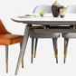 Traditional Luxury Dining Table Round Sintered Stone Dining Table with 4 Wood Legs Clearhalo ' dining_table' 'Dining Tables & Seating' 'Dining Tables' 'furn' 'furn_dining_table' 'Furniture' 'furniture_dining_table' 'Kitchen & Dining Furniture' 'kitchen&dining_furn' 'kitchen' 'kitchen_dining_table' 4429431