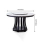 Modern White Standard Dining Table Round Marble Dining Table with Pedestal Base Clearhalo ' dining_table' 'Dining Tables & Seating' 'Dining Tables' 'furn' 'furn_dining_table' 'Furniture' 'furniture_dining_table' 'Kitchen & Dining Furniture' 'kitchen&dining_furn' 'kitchen' 'kitchen_dining_table' 4429454