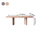 Rectangle Minimalist Dining Table Solid Wood Fixed Table with 4 Legs Clearhalo ' dining_table' 'Dining Tables & Seating' 'Dining Tables' 'furn' 'furn_dining_table' 'Furniture' 'furniture_dining_table' 'Kitchen & Dining Furniture' 'kitchen&dining_furn' 'kitchen' 'kitchen_dining_table' 4429466