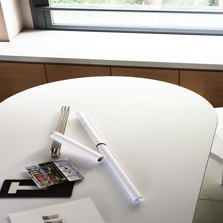 Oval Solid Wood Dining Table Modern Dinette Table with Double Pedestal Base Clearhalo ' dining_table' 'Dining Tables & Seating' 'Dining Tables' 'furn' 'furn_dining_table' 'Furniture' 'furniture_dining_table' 'Kitchen & Dining Furniture' 'kitchen&dining_furn' 'kitchen' 'kitchen_dining_table' 4429477