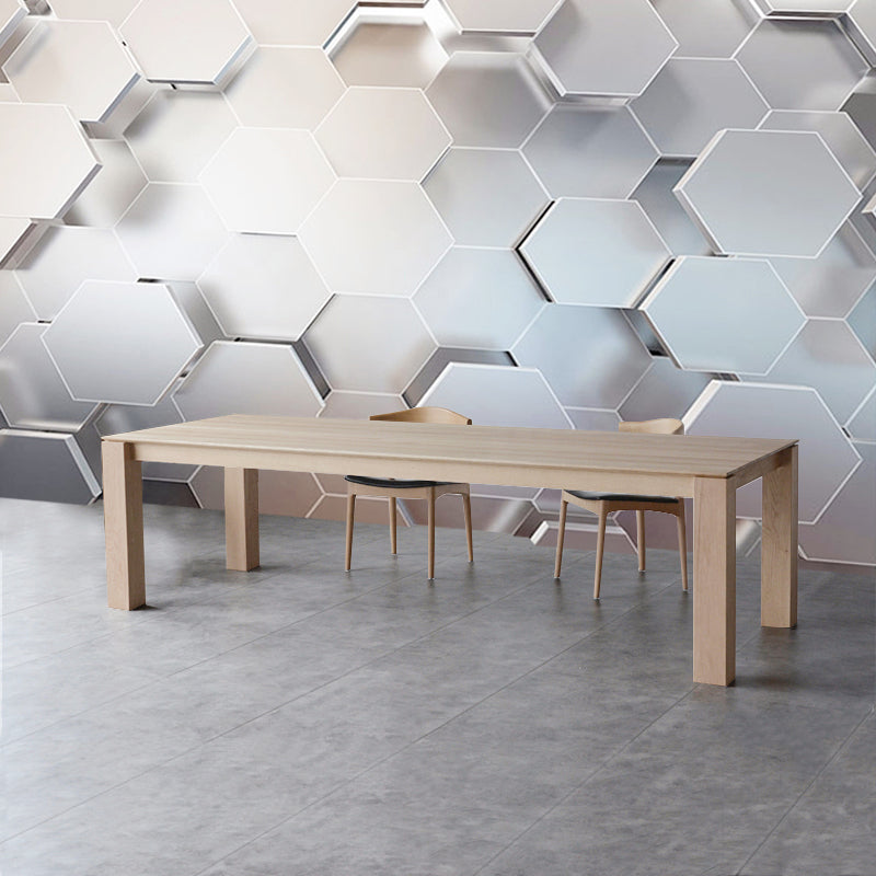Wood Dining Table Rectangle Modern Table with 4 Legs for Restaurant 70.9"L x 35.4"W x 29.5"H Without Chairs Clearhalo ' dining_table' 'Dining Tables & Seating' 'Dining Tables' 'furn' 'furn_dining_table' 'Furniture' 'furniture_dining_table' 'Kitchen & Dining Furniture' 'kitchen&dining_furn' 'kitchen' 'kitchen_dining_table' 4429483