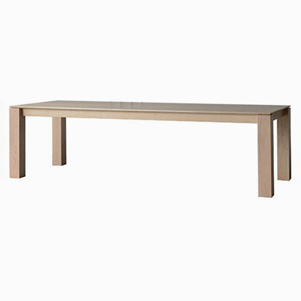 Wood Dining Table Rectangle Modern Table with 4 Legs for Restaurant 94.5"L x 39.4"W x 29.5"H Without Chairs Clearhalo ' dining_table' 'Dining Tables & Seating' 'Dining Tables' 'furn' 'furn_dining_table' 'Furniture' 'furniture_dining_table' 'Kitchen & Dining Furniture' 'kitchen&dining_furn' 'kitchen' 'kitchen_dining_table' 4429486