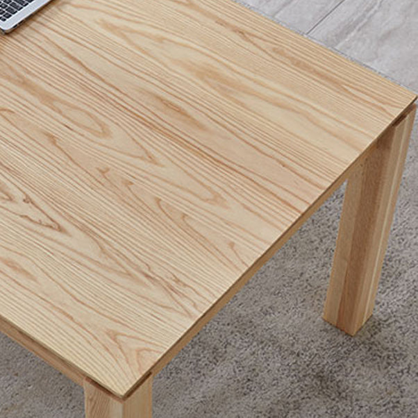 Wood Dining Table Rectangle Modern Table with 4 Legs for Restaurant Clearhalo ' dining_table' 'Dining Tables & Seating' 'Dining Tables' 'furn' 'furn_dining_table' 'Furniture' 'furniture_dining_table' 'Kitchen & Dining Furniture' 'kitchen&dining_furn' 'kitchen' 'kitchen_dining_table' 4429488