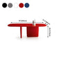 Rectangle Solid Wood Dining Table Modern Table with Double Pedestal Base Clearhalo ' dining_table' 'Dining Tables & Seating' 'Dining Tables' 'furn' 'furn_dining_table' 'Furniture' 'furniture_dining_table' 'Kitchen & Dining Furniture' 'kitchen&dining_furn' 'kitchen' 'kitchen_dining_table' 4429510