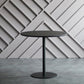 Modern Artificial Wood Table Round Dining Table with Metal Pedestal Base for Restaurant Black Without Chairs Clearhalo ' dining_table' 'Dining Tables & Seating' 'Dining Tables' 'furn' 'furn_dining_table' 'Furniture' 'furniture_dining_table' 'Kitchen & Dining Furniture' 'kitchen&dining_furn' 'kitchen' 'kitchen_dining_table' 4429518