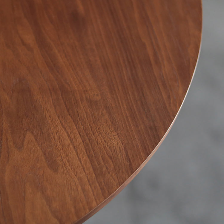Modern Artificial Wood Table Round Dining Table with Metal Pedestal Base for Restaurant Clearhalo ' dining_table' 'Dining Tables & Seating' 'Dining Tables' 'furn' 'furn_dining_table' 'Furniture' 'furniture_dining_table' 'Kitchen & Dining Furniture' 'kitchen&dining_furn' 'kitchen' 'kitchen_dining_table' 4429521