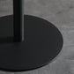Modern Artificial Wood Table Round Dining Table with Metal Pedestal Base for Restaurant Clearhalo ' dining_table' 'Dining Tables & Seating' 'Dining Tables' 'furn' 'furn_dining_table' 'Furniture' 'furniture_dining_table' 'Kitchen & Dining Furniture' 'kitchen&dining_furn' 'kitchen' 'kitchen_dining_table' 4429522