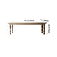 Modern Pine Wood Table Rectangle Dining Table with 4 Legs for Restaurant Clearhalo ' dining_table' 'Dining Tables & Seating' 'Dining Tables' 'furn' 'furn_dining_table' 'Furniture' 'furniture_dining_table' 'Kitchen & Dining Furniture' 'kitchen&dining_furn' 'kitchen' 'kitchen_dining_table' 4429561