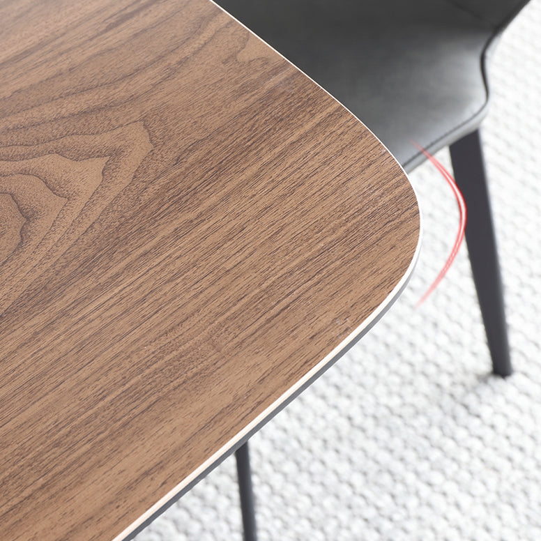 Sintered Stone Industrial Table Restaurant Rectangle Dining Table with 4 Metal Legs Clearhalo ' dining_table' 'Dining Tables & Seating' 'Dining Tables' 'furn' 'furn_dining_table' 'Furniture' 'furniture_dining_table' 'Kitchen & Dining Furniture' 'kitchen&dining_furn' 'kitchen' 'kitchen_dining_table' 4429585