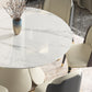 Sintered Stone Top Extendable Table Modern Round Table with Pedestal Base Clearhalo ' dining_table' 'Dining Tables & Seating' 'Dining Tables' 'furn' 'furn_dining_table' 'Furniture' 'furniture_dining_table' 'Kitchen & Dining Furniture' 'kitchen&dining_furn' 'kitchen' 'kitchen_dining_table' 4429599