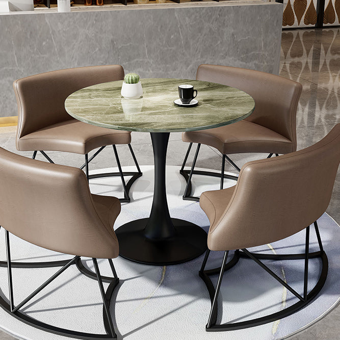Round Furniture Traditional Luxury Stone Tulip Base Dining Room Collection Clearhalo ' dining_table' 'Dining Tables & Seating' 'Dining Tables' 'furn' 'furn_dining_table' 'Furniture' 'furniture_dining_table' 'Kitchen & Dining Furniture' 'kitchen&dining_furn' 'kitchen' 'kitchen_dining_table' 4429608