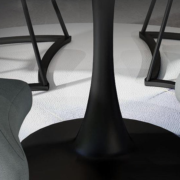 Round Furniture Traditional Luxury Stone Tulip Base Dining Room Collection Clearhalo ' dining_table' 'Dining Tables & Seating' 'Dining Tables' 'furn' 'furn_dining_table' 'Furniture' 'furniture_dining_table' 'Kitchen & Dining Furniture' 'kitchen&dining_furn' 'kitchen' 'kitchen_dining_table' 4429612