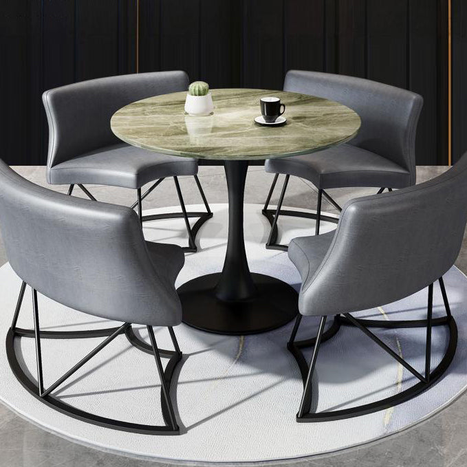 Round Furniture Traditional Luxury Stone Tulip Base Dining Room Collection Clearhalo ' dining_table' 'Dining Tables & Seating' 'Dining Tables' 'furn' 'furn_dining_table' 'Furniture' 'furniture_dining_table' 'Kitchen & Dining Furniture' 'kitchen&dining_furn' 'kitchen' 'kitchen_dining_table' 4429615