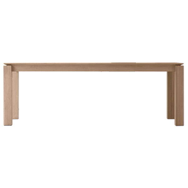 Rectangle Dining Table Modern Solid Wood Fixed Table with 4 Legs Natural Without Chairs Clearhalo ' dining_table' 'Dining Tables & Seating' 'Dining Tables' 'furn' 'furn_dining_table' 'Furniture' 'furniture_dining_table' 'Kitchen & Dining Furniture' 'kitchen&dining_furn' 'kitchen' 'kitchen_dining_table' 4429626