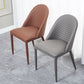 Contemporary Design Armless Solid Back Side Chairs Leather Dining Chairs for Home Clearhalo ' kitchen&dining_furn' 'Dining Chairs' 'Dining Tables & Seating' 'dining_chair' 'furn' 'furn_dining_chair' 'Furniture' 'furniture_dining_chair' 'Kitchen & Dining Furniture' 'kitchen' 4429724