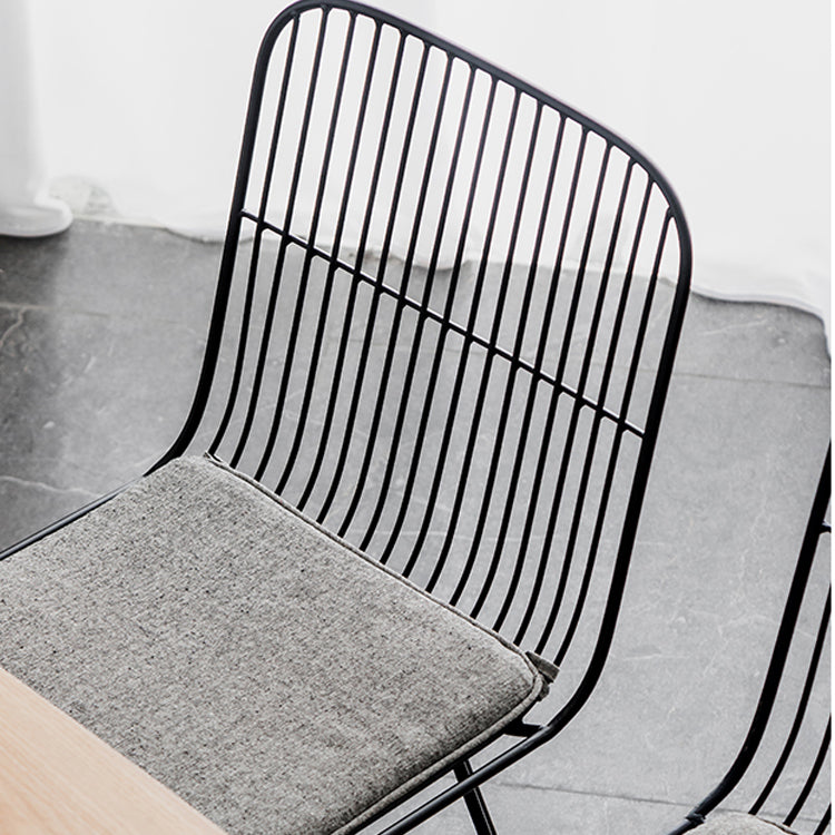 Contemporary Design Open Back Dining Side Chair Armless Dining Side Chairs Clearhalo ' kitchen&dining_furn' 'Dining Chairs' 'Dining Tables & Seating' 'dining_chair' 'furn' 'furn_dining_chair' 'Furniture' 'furniture_dining_chair' 'Kitchen & Dining Furniture' 'kitchen' 4429738