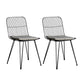 Contemporary Design Open Back Dining Side Chair Armless Dining Side Chairs Gloss Black 2 Piece Set Clearhalo ' kitchen&dining_furn' 'Dining Chairs' 'Dining Tables & Seating' 'dining_chair' 'furn' 'furn_dining_chair' 'Furniture' 'furniture_dining_chair' 'Kitchen & Dining Furniture' 'kitchen' 4429749