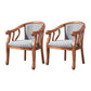 Traditional Wood Dining Arm Chair Linen Fabric Dining Chair for Restaurant Use Light Gray 2 Piece Set Clearhalo ' kitchen&dining_furn' 'Dining Chairs' 'Dining Tables & Seating' 'dining_chair' 'furn' 'furn_dining_chair' 'Furniture' 'furniture_dining_chair' 'Kitchen & Dining Furniture' 'kitchen' 4429776
