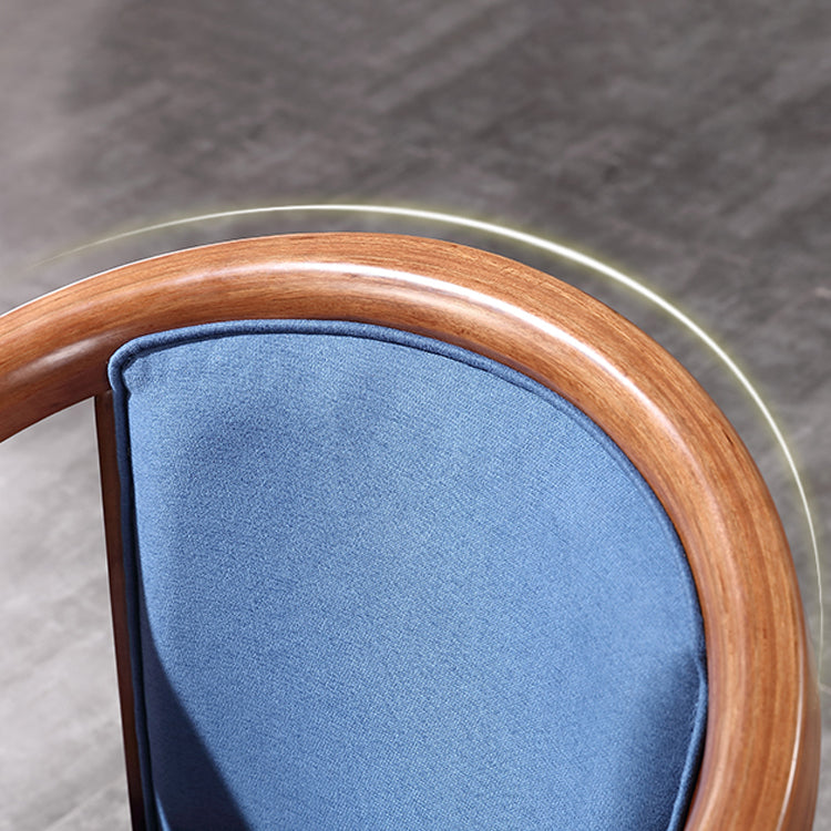 Traditional Wood Dining Arm Chair Linen Fabric Dining Chair for Restaurant Use Clearhalo ' kitchen&dining_furn' 'Dining Chairs' 'Dining Tables & Seating' 'dining_chair' 'furn' 'furn_dining_chair' 'Furniture' 'furniture_dining_chair' 'Kitchen & Dining Furniture' 'kitchen' 4429777