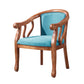 Traditional Wood Dining Arm Chair Linen Fabric Dining Chair for Restaurant Use Sky Blue 1 Piece Clearhalo ' kitchen&dining_furn' 'Dining Chairs' 'Dining Tables & Seating' 'dining_chair' 'furn' 'furn_dining_chair' 'Furniture' 'furniture_dining_chair' 'Kitchen & Dining Furniture' 'kitchen' 4429780