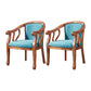 Traditional Wood Dining Arm Chair Linen Fabric Dining Chair for Restaurant Use Sky Blue 2 Piece Set Clearhalo ' kitchen&dining_furn' 'Dining Chairs' 'Dining Tables & Seating' 'dining_chair' 'furn' 'furn_dining_chair' 'Furniture' 'furniture_dining_chair' 'Kitchen & Dining Furniture' 'kitchen' 4429781