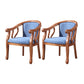 Traditional Wood Dining Arm Chair Linen Fabric Dining Chair for Restaurant Use Dark Blue 2 Piece Set Clearhalo ' kitchen&dining_furn' 'Dining Chairs' 'Dining Tables & Seating' 'dining_chair' 'furn' 'furn_dining_chair' 'Furniture' 'furniture_dining_chair' 'Kitchen & Dining Furniture' 'kitchen' 4429788