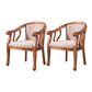 Traditional Wood Dining Arm Chair Linen Fabric Dining Chair for Restaurant Use Light Coffee 2 Piece Set Clearhalo ' kitchen&dining_furn' 'Dining Chairs' 'Dining Tables & Seating' 'dining_chair' 'furn' 'furn_dining_chair' 'Furniture' 'furniture_dining_chair' 'Kitchen & Dining Furniture' 'kitchen' 4429794