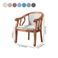 Traditional Wood Dining Arm Chair Linen Fabric Dining Chair for Restaurant Use Clearhalo ' kitchen&dining_furn' 'Dining Chairs' 'Dining Tables & Seating' 'dining_chair' 'furn' 'furn_dining_chair' 'Furniture' 'furniture_dining_chair' 'Kitchen & Dining Furniture' 'kitchen' 4429799