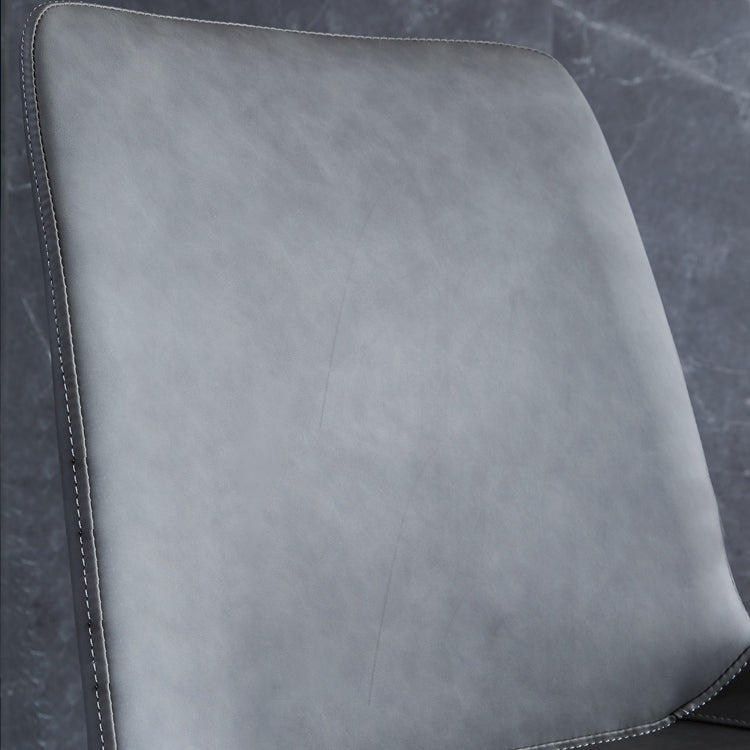 Restaurant Contemporary Leather Side Chair Solid Back Dining Chair Clearhalo ' kitchen&dining_furn' 'Dining Chairs' 'Dining Tables & Seating' 'dining_chair' 'furn' 'furn_dining_chair' 'Furniture' 'furniture_dining_chair' 'Kitchen & Dining Furniture' 'kitchen' 4429807