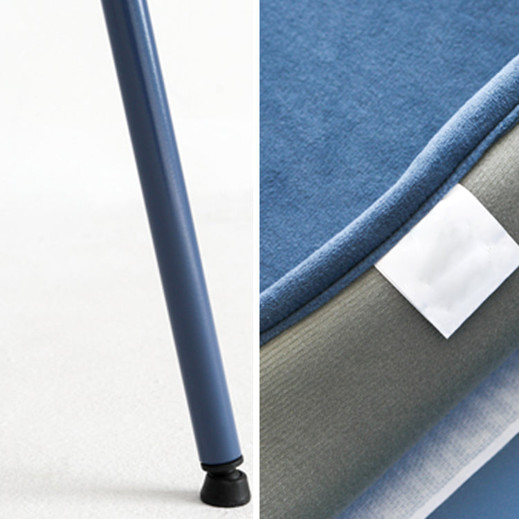 Contemporary Plastic Dining Room Chairs Armless Metal Dining Chairs for Home Use Clearhalo ' kitchen&dining_furn' 'Dining Chairs' 'Dining Tables & Seating' 'dining_chair' 'furn' 'furn_dining_chair' 'Furniture' 'furniture_dining_chair' 'Kitchen & Dining Furniture' 'kitchen' 4429858