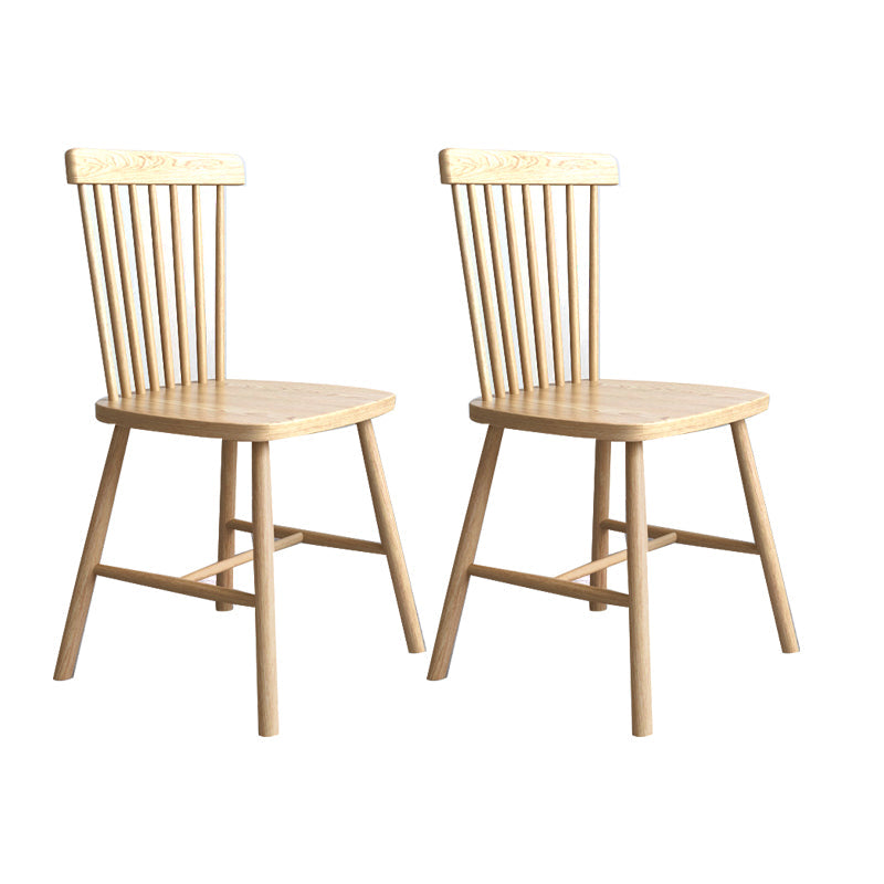 Contemporary Style Dining Chairs Armless Kitchen Chairs with Wooden Legs Wood 2 Piece Set Clearhalo ' kitchen&dining_furn' 'Dining Chairs' 'Dining Tables & Seating' 'dining_chair' 'furn' 'furn_dining_chair' 'Furniture' 'furniture_dining_chair' 'Kitchen & Dining Furniture' 'kitchen' 4429962