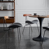 Industrial Metal Dining Side Chair Open Back Dining Armless Chair for Restaurant Clearhalo ' kitchen&dining_furn' 'Dining Chairs' 'Dining Tables & Seating' 'dining_chair' 'furn' 'furn_dining_chair' 'Furniture' 'furniture_dining_chair' 'Kitchen & Dining Furniture' 'kitchen' 4430001