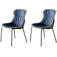 Contemporary Style Leather Dining Chairs Armless Solid Back Dining Side Chair Sky Blue 2 Piece Set Gray Clearhalo ' kitchen&dining_furn' 'Dining Chairs' 'Dining Tables & Seating' 'dining_chair' 'furn' 'furn_dining_chair' 'Furniture' 'furniture_dining_chair' 'Kitchen & Dining Furniture' 'kitchen' 4430067