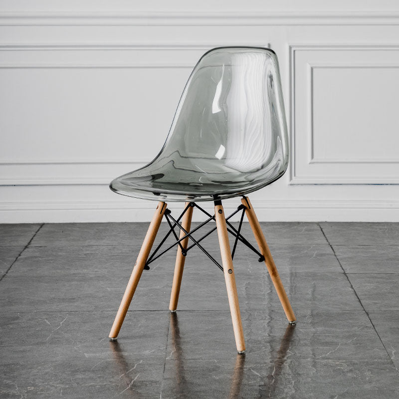 Nordic Wood Dining Side Chair Solid Back Dining Armless Chair for Restaurant Clearhalo ' kitchen&dining_furn' 'Dining Chairs' 'Dining Tables & Seating' 'dining_chair' 'Furniture' 'furniture_dining_chair' 'Kitchen & Dining Furniture' 'kitchen' 4430084