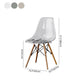 Nordic Wood Dining Side Chair Solid Back Dining Armless Chair for Restaurant Clearhalo ' kitchen&dining_furn' 'Dining Chairs' 'Dining Tables & Seating' 'dining_chair' 'Furniture' 'furniture_dining_chair' 'Kitchen & Dining Furniture' 'kitchen' 4430089