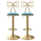 Glam Style Bar-stool with Adjustable Height Swivel Footrest Barstools for Counter Bar Sky Blue 2 Piece Set Clearhalo 'Bar Furniture' 'Bar Stools' 'bar_stools' 'furn' 'furn_bar_stools' 'furniture_bar_stools' 'Kitchen & Dining Furniture' 'kitchen&dining_furn' 'kitchen' 'kitchen_furn' Furniture' 4430233