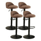 Modern Style Bar-stool with Footrest Round Seat Adjustable Height Barstool Coffee 4 Piece Set Clearhalo 'Bar Furniture' 'Bar Stools' 'bar_stools' 'furn' 'furn_bar_stools' 'furniture_bar_stools' 'Kitchen & Dining Furniture' 'kitchen&dining_furn' 'kitchen' 'kitchen_furn' Furniture' 4430375