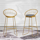 Modern Style Bar-stool Iron Sled Legs Barstool with Footrest and Cushion Clearhalo 'Bar Furniture' 'Bar Stools' 'bar_stools' 'furn' 'furn_bar_stools' 'furniture_bar_stools' 'Kitchen & Dining Furniture' 'kitchen&dining_furn' 'kitchen' 'kitchen_furn' Furniture' 4430425