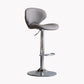 Modern Style Bar Chair with Adjustable Height Swivel for Restaurant Bar Grey Silver 1 Piece Clearhalo 'Bar Furniture' 'Bar Stools' 'bar_stools' 'furn' 'furn_bar_stools' 'furniture_bar_stools' 'Kitchen & Dining Furniture' 'kitchen&dining_furn' 'kitchen' 'kitchen_furn' Furniture' 4430484