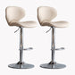 Modern Style Bar Chair with Adjustable Height Swivel for Restaurant Bar Khaki Silver 2 Piece Set Clearhalo 'Bar Furniture' 'Bar Stools' 'bar_stools' 'furn' 'furn_bar_stools' 'furniture_bar_stools' 'Kitchen & Dining Furniture' 'kitchen&dining_furn' 'kitchen' 'kitchen_furn' Furniture' 4430490