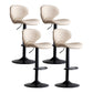 Modern Style Bar Chair with Adjustable Height Swivel for Restaurant Bar Khaki Black 4 Piece Set Clearhalo 'Bar Furniture' 'Bar Stools' 'bar_stools' 'furn' 'furn_bar_stools' 'furniture_bar_stools' 'Kitchen & Dining Furniture' 'kitchen&dining_furn' 'kitchen' 'kitchen_furn' Furniture' 4430497