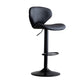 Modern Style Bar Chair with Adjustable Height Swivel for Restaurant Bar Black Black 1 Piece Clearhalo 'Bar Furniture' 'Bar Stools' 'bar_stools' 'furn' 'furn_bar_stools' 'furniture_bar_stools' 'Kitchen & Dining Furniture' 'kitchen&dining_furn' 'kitchen' 'kitchen_furn' Furniture' 4430498