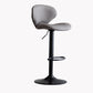 Modern Style Bar Chair with Adjustable Height Swivel for Restaurant Bar Grey Black 1 Piece Clearhalo 'Bar Furniture' 'Bar Stools' 'bar_stools' 'furn' 'furn_bar_stools' 'furniture_bar_stools' 'Kitchen & Dining Furniture' 'kitchen&dining_furn' 'kitchen' 'kitchen_furn' Furniture' 4430507