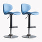 Modern Style Bar Chair with Adjustable Height Swivel for Restaurant Bar Blue Chrome 2 Piece Set Clearhalo 'Bar Furniture' 'Bar Stools' 'bar_stools' 'furn' 'furn_bar_stools' 'furniture_bar_stools' 'Kitchen & Dining Furniture' 'kitchen&dining_furn' 'kitchen' 'kitchen_furn' Furniture' 4430520