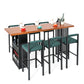 Living Room Solid Wood Bistro Table Rectangle Storage Pub Height Dining Table Clearhalo 'Bar Furniture' 'Bar Tables' 'bar_tables' 'furn' 'furn_bar_tables' 'Furniture' 'furniture_bar_tables' 'Kitchen & Dining Furniture' 4430653