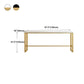 White and Black Glam Style Bar Table in Faux Marble and Metal Milk Tea Shop Bar Table Clearhalo 'Bar Furniture' 'Bar Tables' 'bar_tables' 'furn' 'furn_bar_tables' 'Furniture' 'furniture_bar_tables' 'Kitchen & Dining Furniture' 4430801