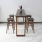 Brown Industrial Style Bar Table Solid Wood Casual Bar Table for Indoor 70.9"L x 15.7"W x 41.3"H Without Chairs Clearhalo 'Bar Furniture' 'Bar Tables' 'bar_tables' 'furn' 'furn_bar_tables' 'Furniture' 'furniture_bar_tables' 'Kitchen & Dining Furniture' 4430817