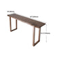 Brown Industrial Style Bar Table Solid Wood Casual Bar Table for Indoor Clearhalo 'Bar Furniture' 'Bar Tables' 'bar_tables' 'furn' 'furn_bar_tables' 'Furniture' 'furniture_bar_tables' 'Kitchen & Dining Furniture' 4430824